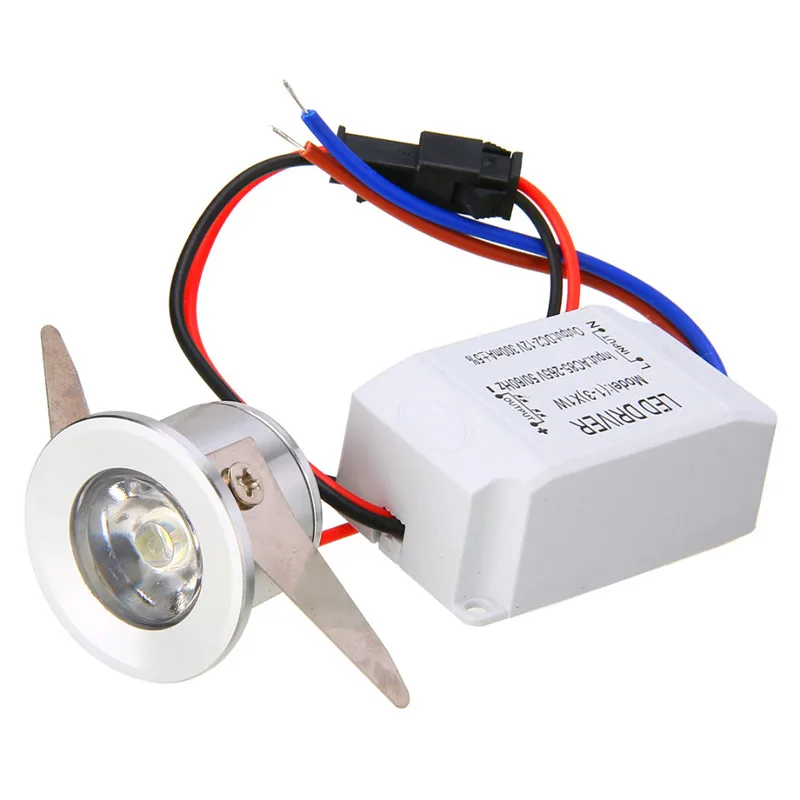 Factory price back color 3000k mini 1 watt jewelry showcase spot light