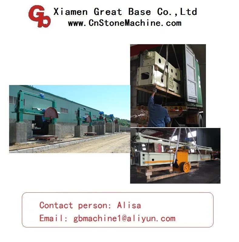 Granite Marble Stone Block Squaring Cutting Machine
