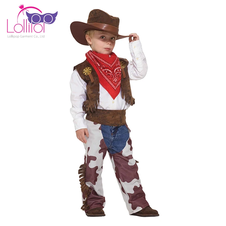 Wholesale cowboy costume party kids cowboy dress up costumes