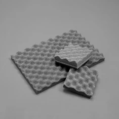 Egg crate shape sponge acoustic sound insulation