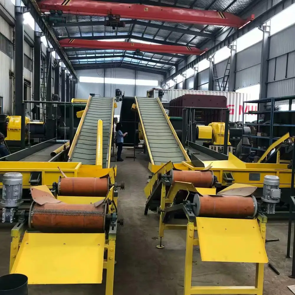 Rubber Full Automatic Waste Tyre Powder Recycling Production Line