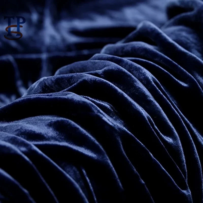 
dyed mulberry silk velvet fabric 22% silk 78% viscose 