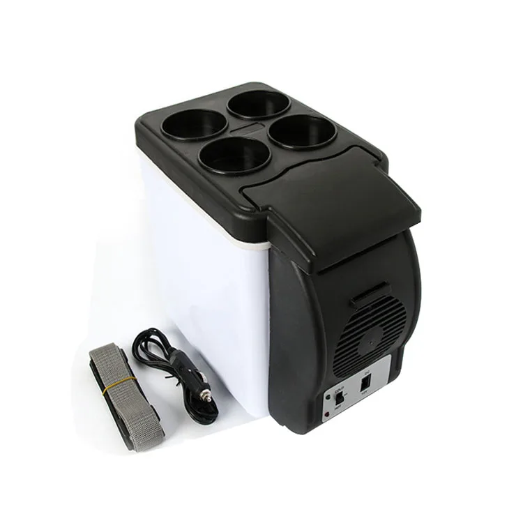 2019 Guangdong Cheap mini refrigerator electronic cooling system mini freezer black refrigerators car fridge for car use