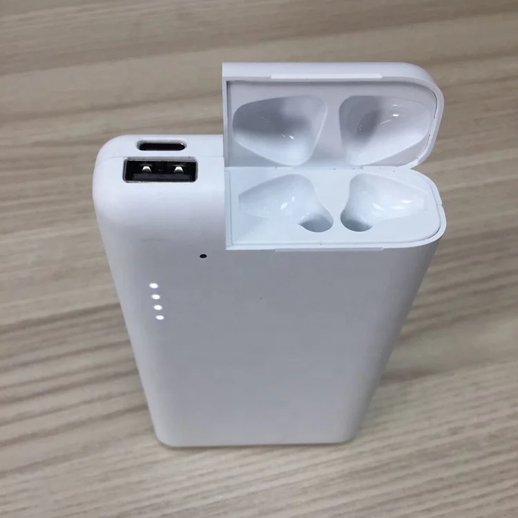 
2 in 1 Mobile Charger 5V 3A power banks 10000mah power bank for mobile phones and for airpods charger case replacement 
