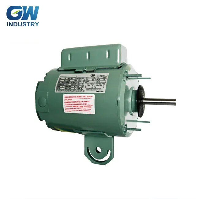 
Manufacturer outlet GW NEMA 1650rpm 115v/230V shaded pole fan motor for HVAC system 