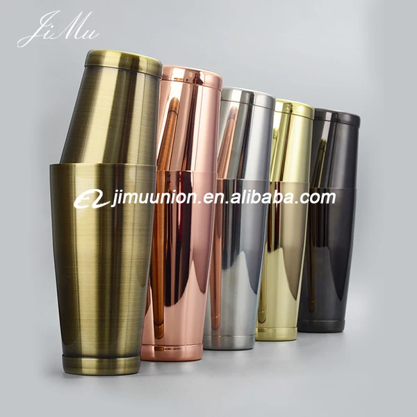 wholesale antique Bartender copper gold cocktail Tools Stainless Steel Cocktail Shaker