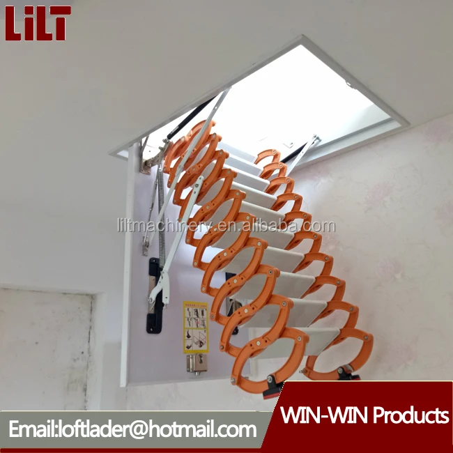 Domestic Ladders Type and Folding Ladders Feature Save Space Attic Stairs