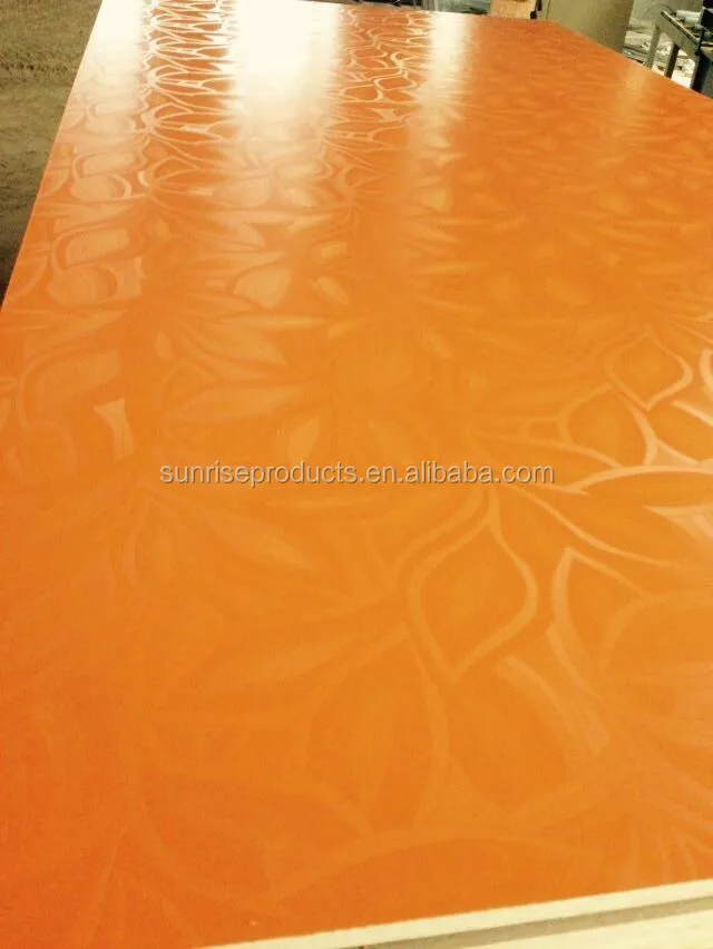 
melamine laminated MDF in 17mm pallet packing for Iraq market 