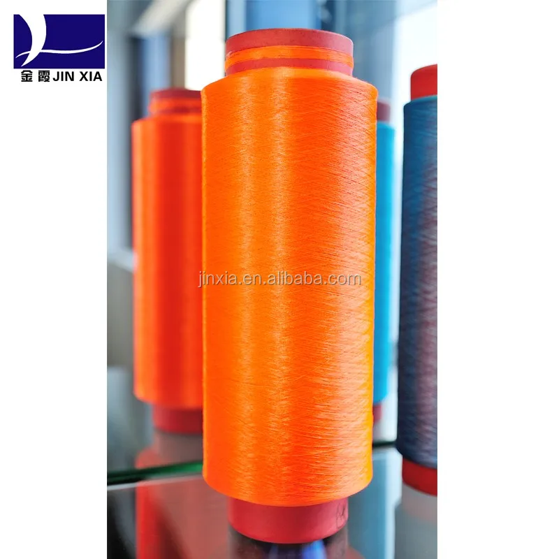 100% Dyed polyester yarn dty 150d 48f polyester textured yarn dty polyester yarn