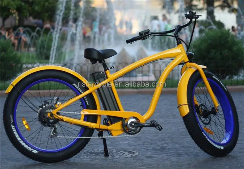 Алюминиевый сплав 6061 с толстыми покрышками 26 дюймов 500w для женщин 7 скоростей амортизационная вилка