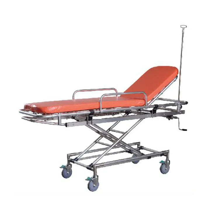 MT MEDICAL Patient Transfer Trolley Mechanical Emergency Ambulance Stretcher With ISO&CE Cert