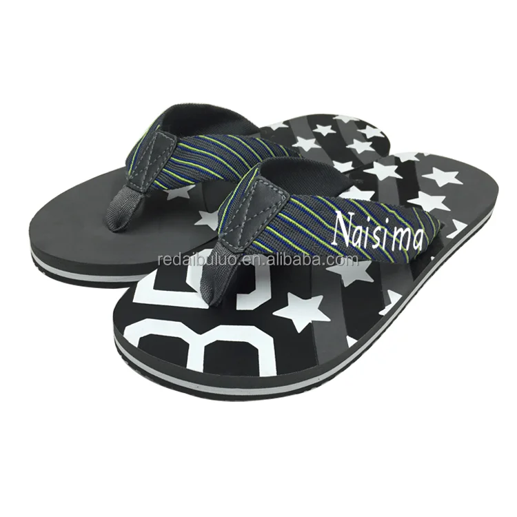 
Colourful Rubber Manufacturers Double Color Printed Eva Slipper for men 