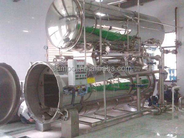 Full-Auto corn retort sterilizing industrial food processor sterilization equipment