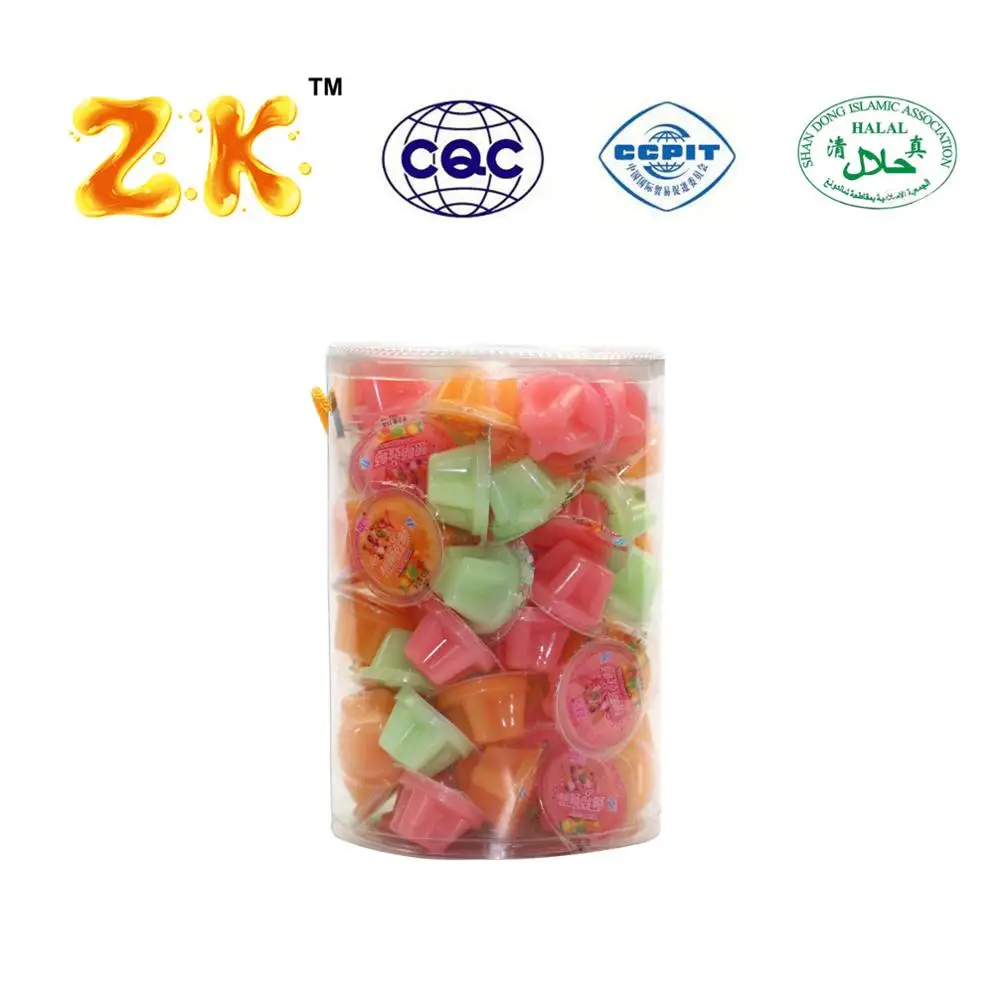 Chaozhou food factory 15g fruit jelly pudding jar packing mango pudding jelly