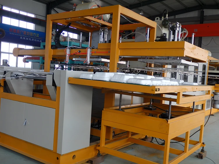 HONGRUN disposable ps foam food container machine polystyrene foam lunch box making machine