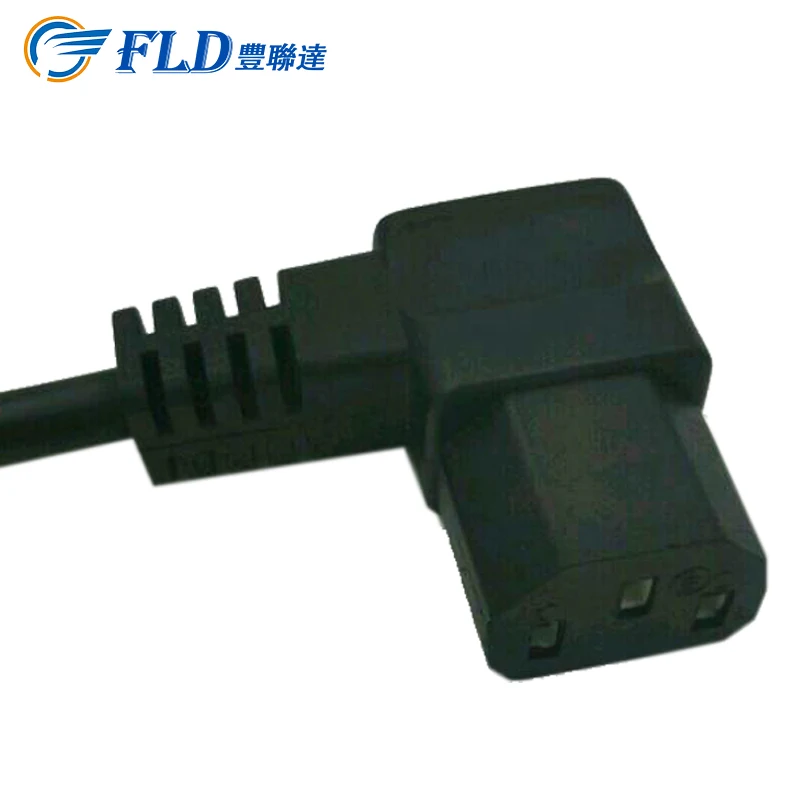 90 Degrees Electrical C13 Power Cord Plug,computer cables connectors
