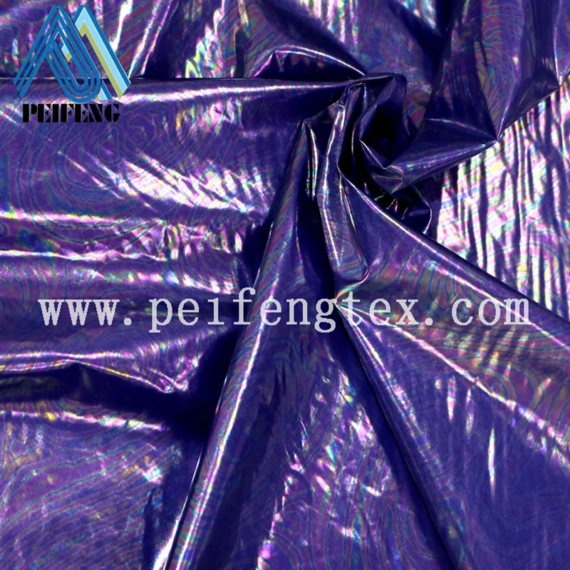 
NTPF2400 20D 400T 100% nylon foiled fabric gold taffeta for down jacket 