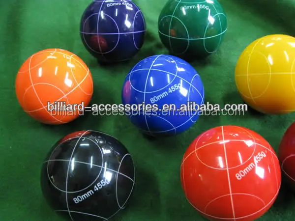 Hongjie Billiards  Outdoor Sports, Resin Bocce Ball 100mm