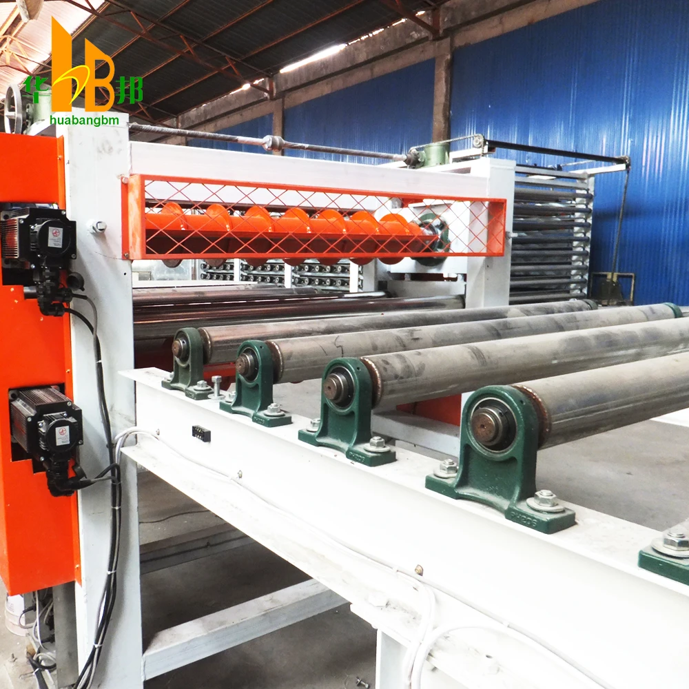 Building material drywall/gypsum board/plasterboard making machine