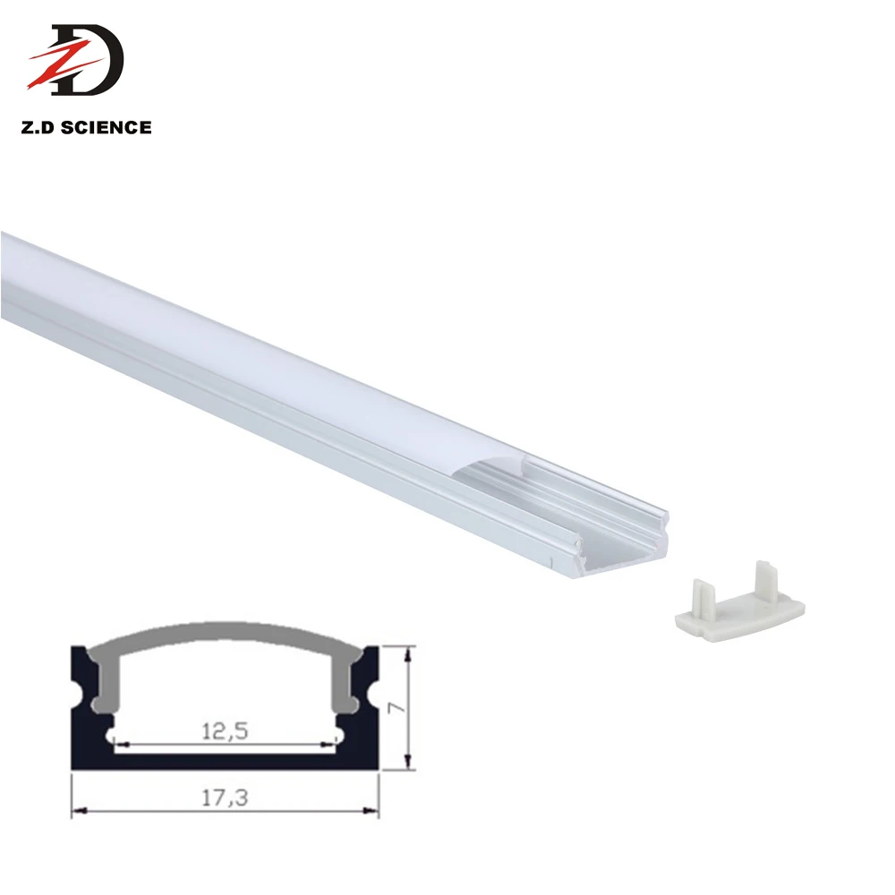 
Recessed Cabinet Light Channel Aluminum Profile For LED Light Bar Aluminium Casing Slim Linear Light Anodized Silver 