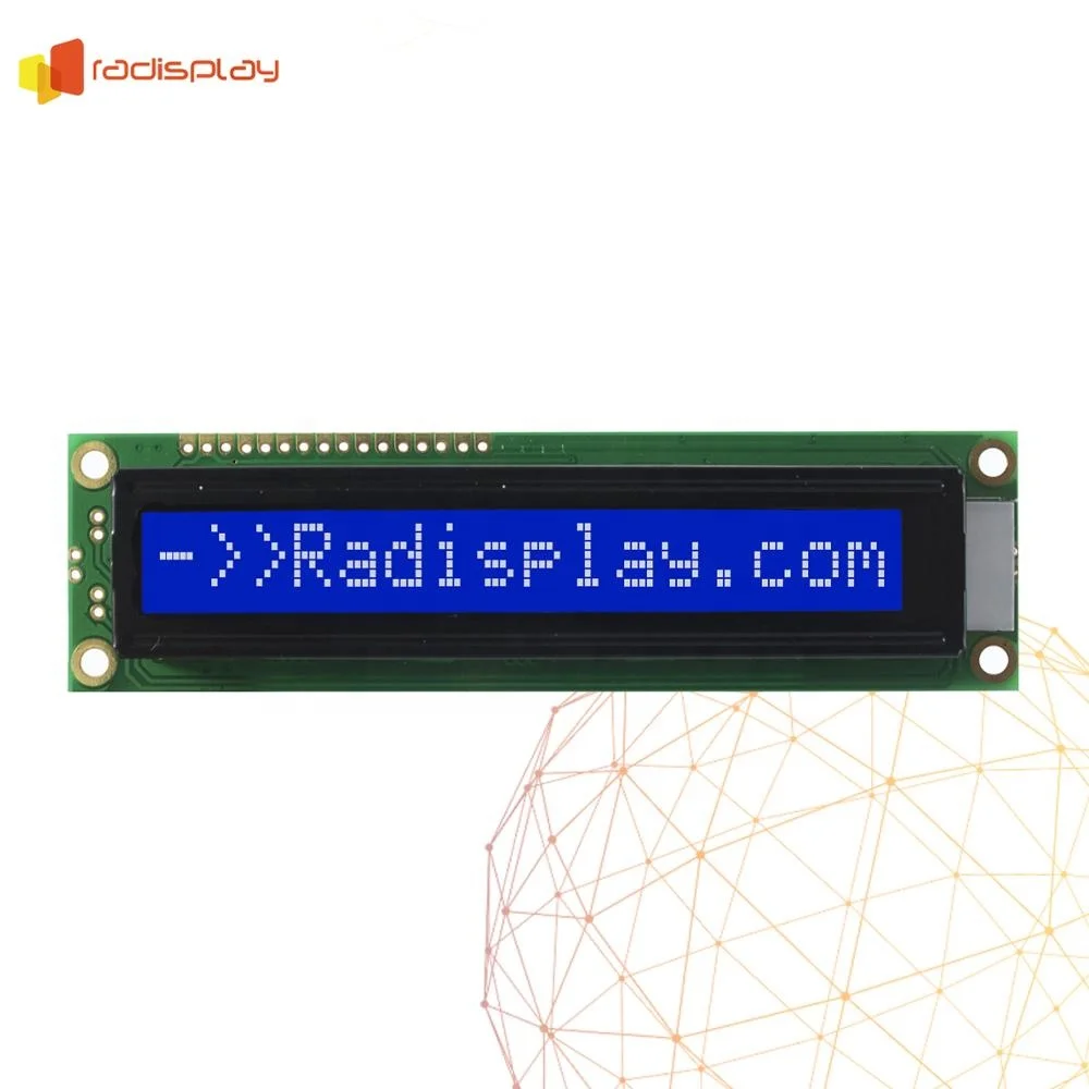 COB STN Character Lcd Module 1601 With Led Backlight