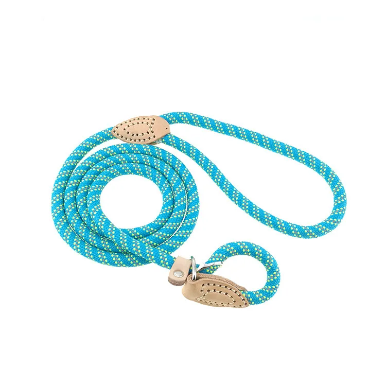 
Amazon Hot Selling Pet Products Nylon Brained Reflective Climbing Lead Dog Rope Leash 
