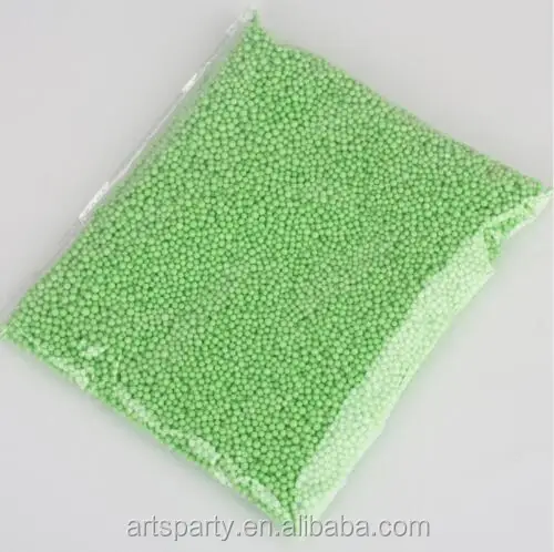 Зеленые полистироловые шарики 8 г, шарики из пенополистирола для украшения свадебной вечеринки, мягкие шарики из пенополистирола