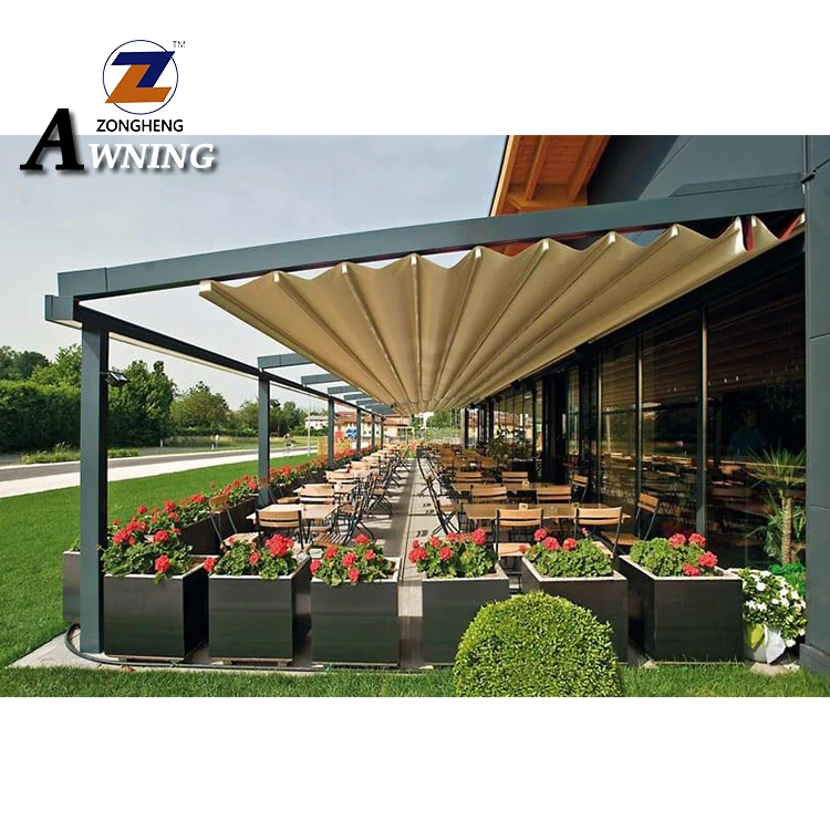 
Modern Design Customised Outdoor Waterproof Folding Pergola Aluminium Pergola 