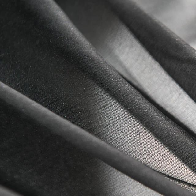 30d легкая тканая шифоновая ткань с плавким покрытием