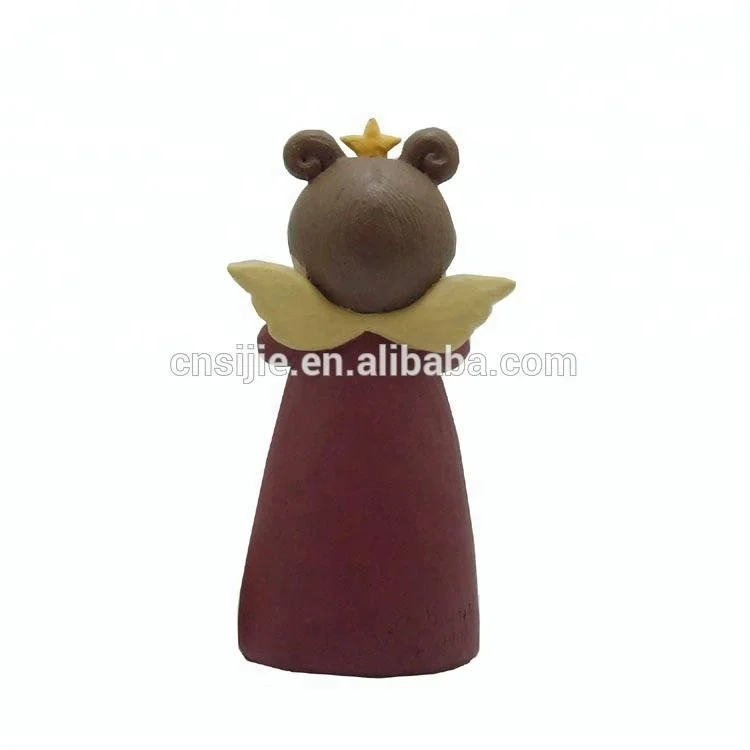 
2020 Ennas Small Angel Figures, Resin Figurine Angel Gifts 