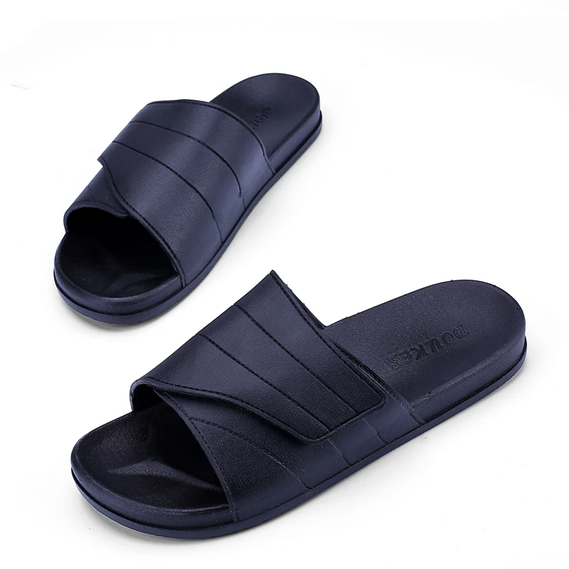 Doukes Men and women pvc slide slippers summer hot sale slipper  adjusted upper