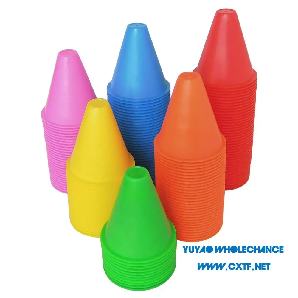 Unbreakable Soft PE Roller Skating set soccer cone with Quality Assurance