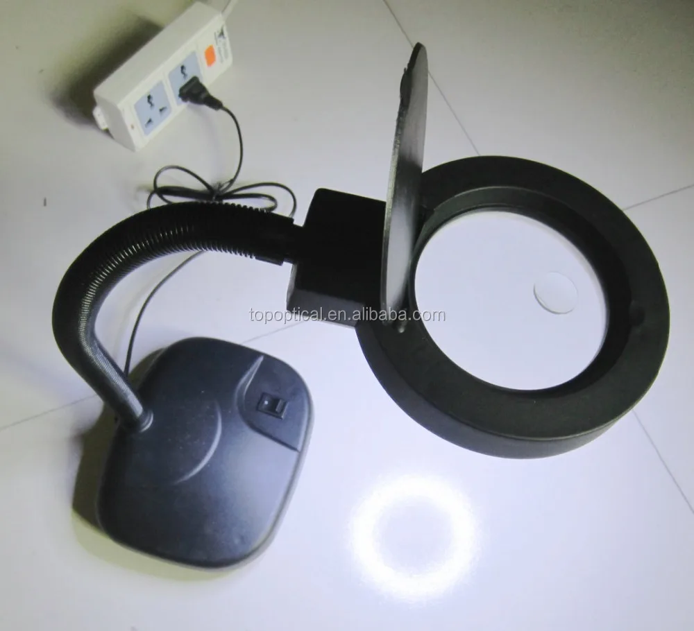 Desktop LED magnifier Lamp and Reading Magnifying glass