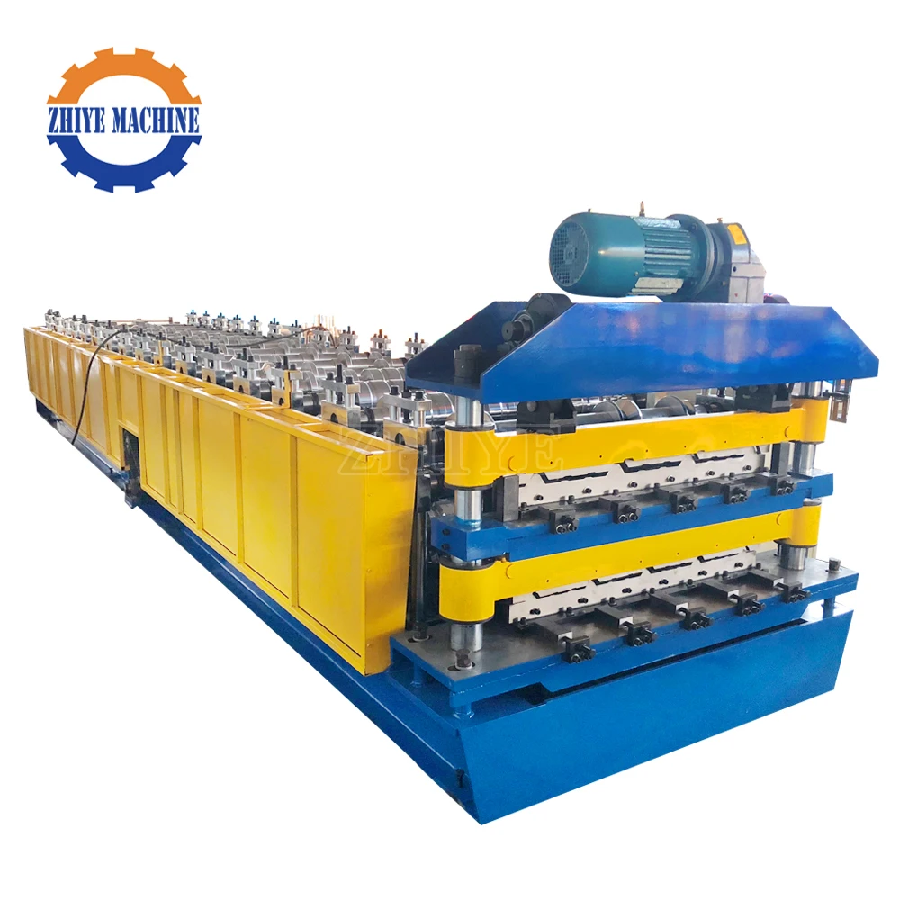 Double Layer Trapezoidal Roof Tile Roll Forming Machine Double Layer Roof Panel Roll Forming Machine