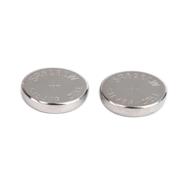 High Quality 1.55V 377 SR626SW Silver Oxide Button Cell Battery