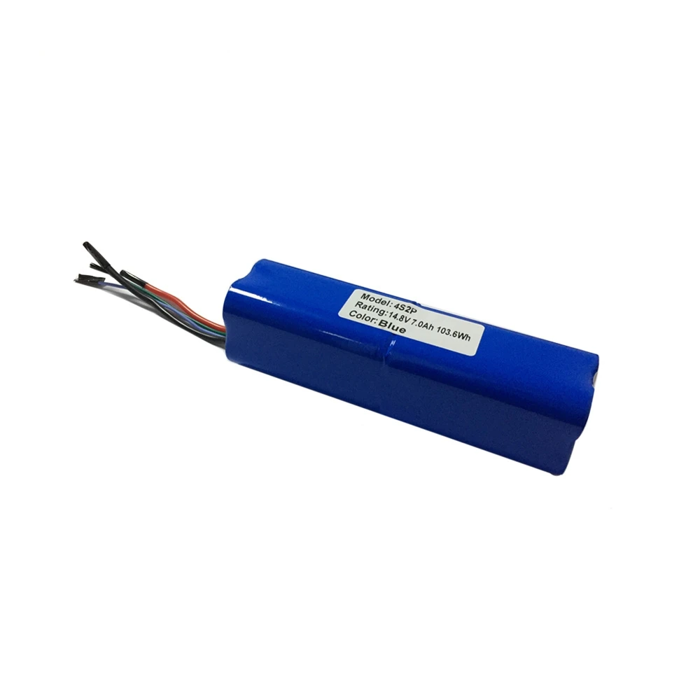 4S2P 18650 14.4V 5200mAh li ion rechargeable battery pack