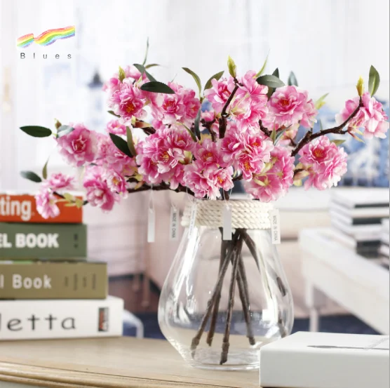 Artificial fake japanese cherry blossom tree branch for sell home wedding  decoration wholesale