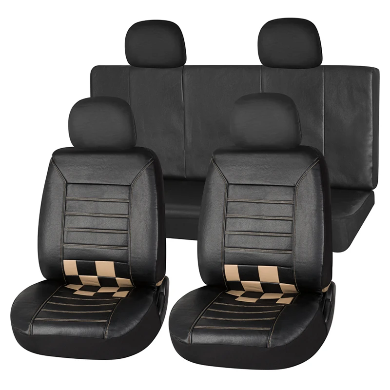 Full set universal size fancy leather car seat cover