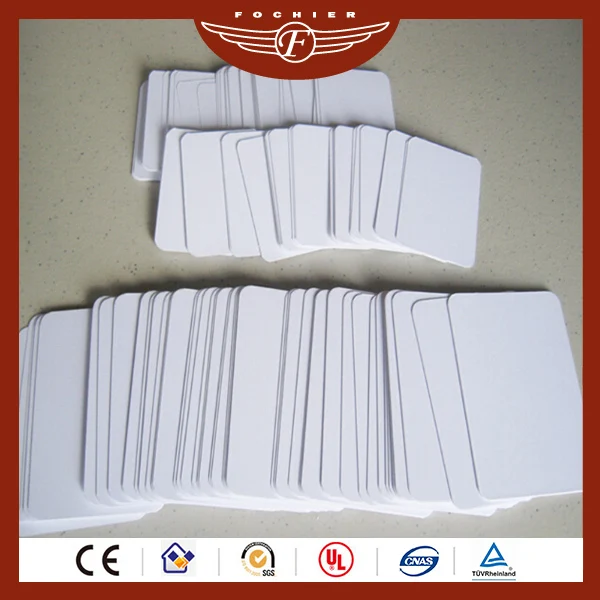 0.3mm white inkjet printable pvc plastic sheet for poker cards 2022 hot products
