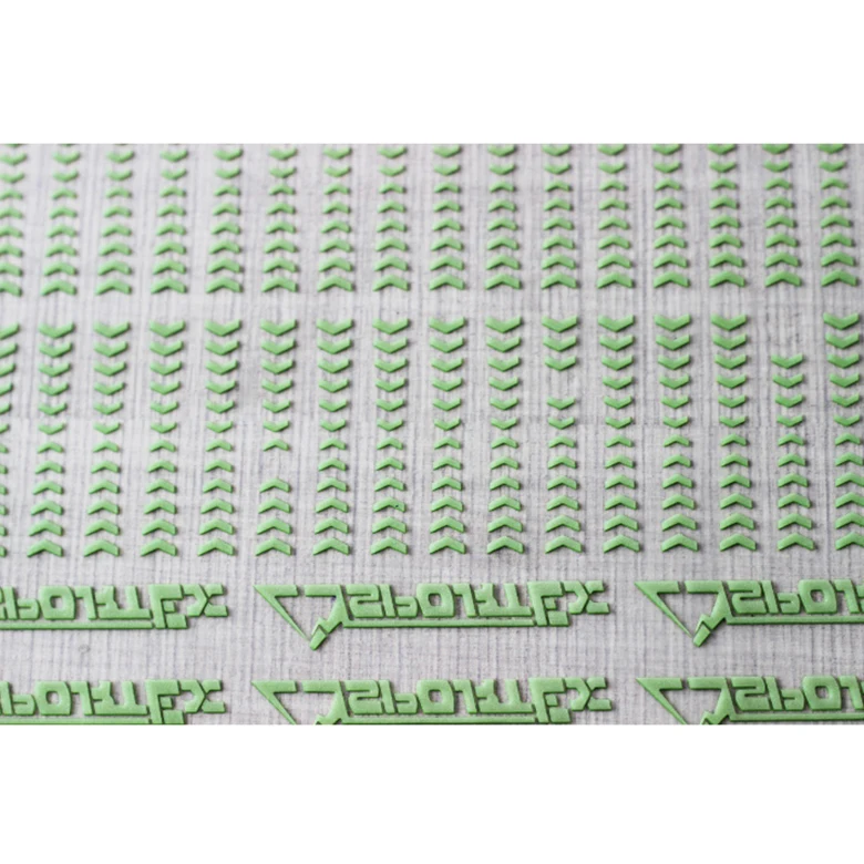 Top quality high density 3d logo sticker heat transfer