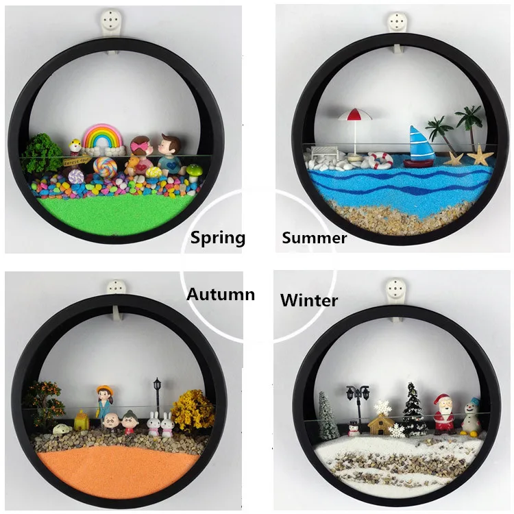 2019 new design DIY hanging planter mental wall shelf art home decoration