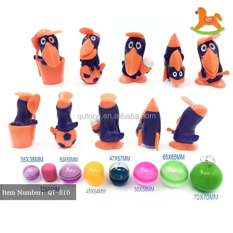 Cheap Wholesale High Quality PVC Surprise Egg Toy Capsule Toys Vending Capsule Toys