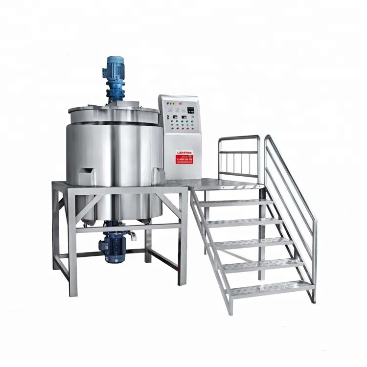 200-5000L Agitator Mixer liquid soap detergent shampoo making machine price mixing tank production line