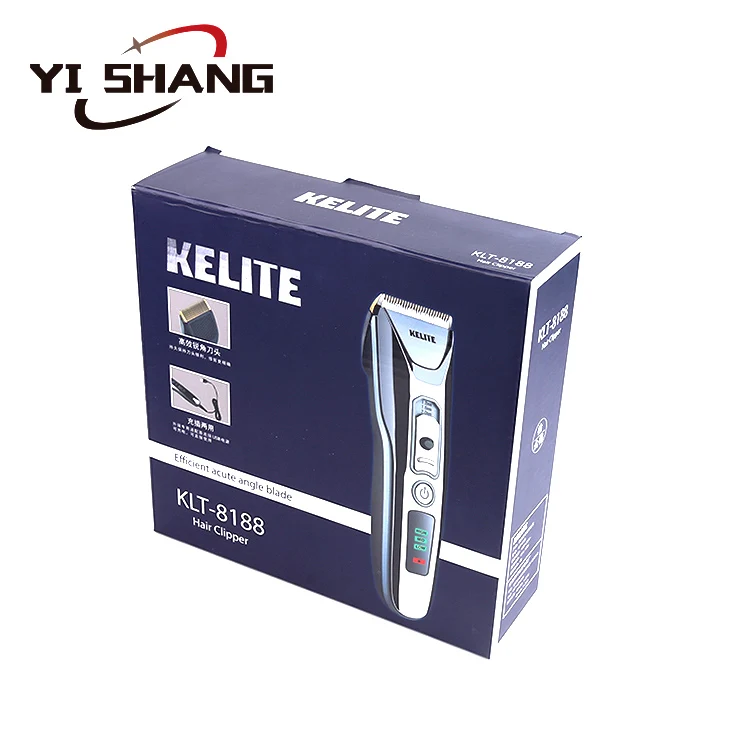 Professional rechargeable electric hair clipper trimmer cordless best hair clippers for men and kids harmless