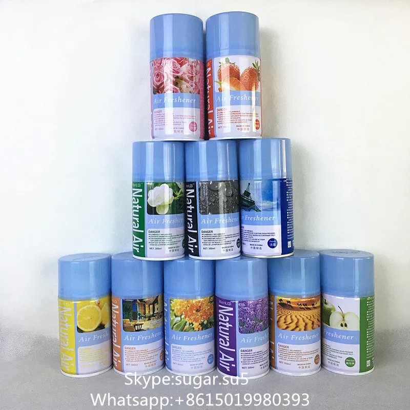 China manufacture 300ml Eco-friendly deodorant long lasting air fresher refill for aerosol dispenser