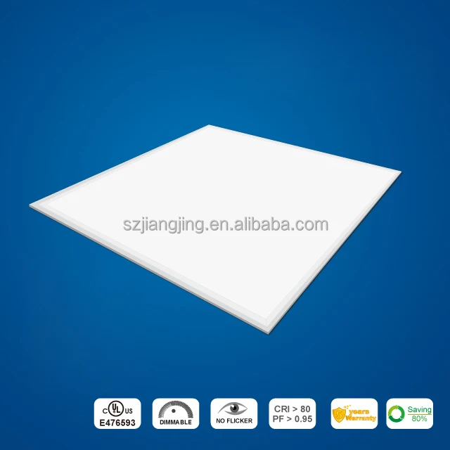 120v or 347v USA Canada  recessed LED flat panel with driver junction box