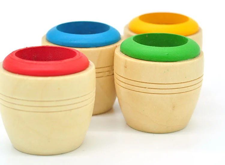 wholesale custom logo mini wooden glasses toy kaleidoscope