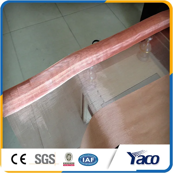 Широкое применение EMF Экранирование Медная, Полотняного переплетения Проволоки Сетки