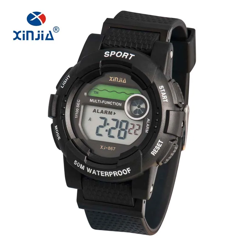 50M Waterproof Multifunctional Sports Colorful G-Fashion Style Digital Watch For Boy&Girl