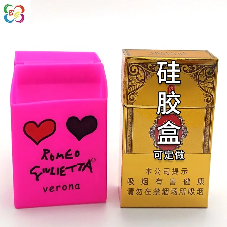 Рекламные подарки Китай Оптовая Пользовательские логотип печати силиконовый портсигар